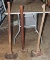 Lot of 3 Wooden Handled Tool Lot