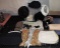 Lot of Vintage Woman's Hats, pocketbooks, Beads, and More