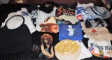 Lot of Vintage Shirts, Hats, and Pants