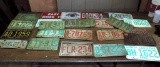 Lot of Vintage NC License Plates