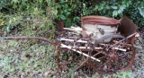 Cart with Iron Wheels