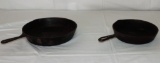 (2) Antique Cast Iron Frying Pans