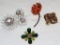 Lot of vintage broaches