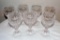 Lot of 7 signed Villeroy and Boch Red Wine Glasses