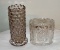 Lead crystal lidded box signed Wedgewood and Lead crystal vase
