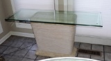 Entry Table with Glass top