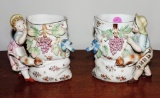 Pair of porcelain Japanese Halsey vases