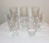 Lot of 8 water goblets