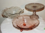 Lot of 3 Pieces of Vintage Glassware