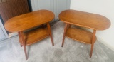 Pair of Side Tables with a shelf