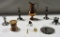 Bjarne Evensen Pewter Candlesticks, Brass Pitcher and More