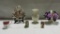 Fitz & Floyd Christmas Ceramics, Peter Rabbit Basket & Lenox Vase