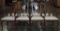 Set Of 8 Mahogany Finish Queen Anne-Style Dining Room Chairs