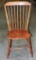 Antique 7 Spindle Step Down Windsor Chair