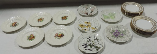 Lot Of Antique Porcelain Plates