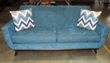 Mid-Century Style 2 Cushion Sofa
