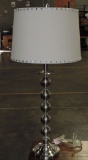 Chrome Ball Design Table Lamp With Shade