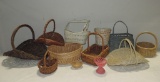 Large Box Lot Vintage Baskets