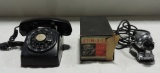 Stim-U-Lax Barber Tool & Vintage Rotary Dial Phone