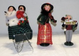 Highly Collectible Lot Of 3 Byers Choice Carolers