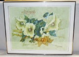 Framed limited Edition Floral Abstract By Alexander Ross