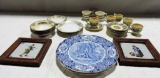 Tray Lot English & Japanese porcelain