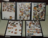 5 Showcases Of Lions Club Collector Pins