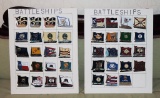 39 Pc US Battleship Lions Club Collector Pins