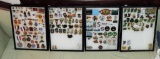 4 Showcases Lions Club Collector Pins