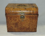Painted Antique Metal Trunk/Box