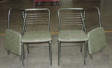 Set Of 4 Hamilton Cosco Vintage Folding Chairs