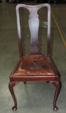 Centennial Mahogany Queen Anne Splat Back Side Chair