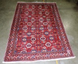 Semi Antique Hamadan Persian Room Size Carpet