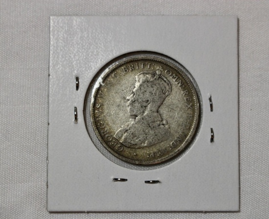 1912 Australia 2 Shillings Silver Coin