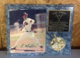 Greg Maddux Autographed Plaque