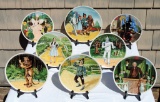 8 Wizard Of Oz Plates By Knowles
