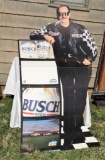 Dale Earnhardt Cardboard Stand Up-Busch Lite