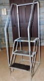 3 Step Ladder With Hand Rails