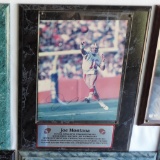 Autographed Plaque of Joe Montana