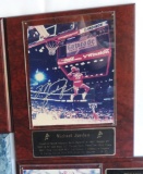 Autographed 8x10 Plaque of Michael Jordan