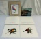 Tray Lot Color Bird Prints And Others