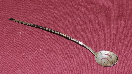 Hand Crafter Sterling Silver Mixed Drink Spoon