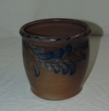 1993 Eldreth Pottery Blue and White Stoneware Jar