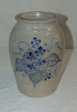 1999 Eldreth Pottery Blue and White  Strawberry Jar