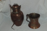 2 Vintage Copper Pots