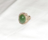 14 Kt. Gold Jade Ring