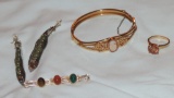 Lot of Gold Filled Jewelry and Custom Sterling Earrings