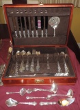 71-Piece Set of Gorham Sterling Silver Flatware in Case