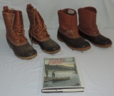 Pair of LL Beam Maine Hunting Boots