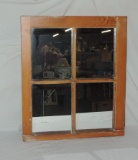 4 Pane Window With Mirror Glass